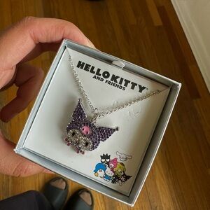 Purple Necklace kuromi hello kitty and friends